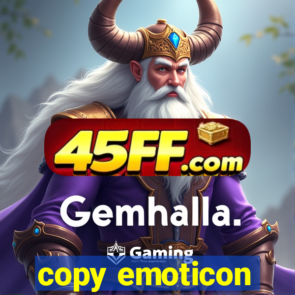 copy emoticon